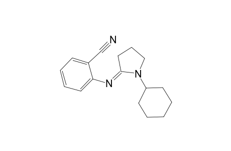 Benzonitrile, 2-(1-cyclohexylpyrrolidin-2-ylidenamino)-