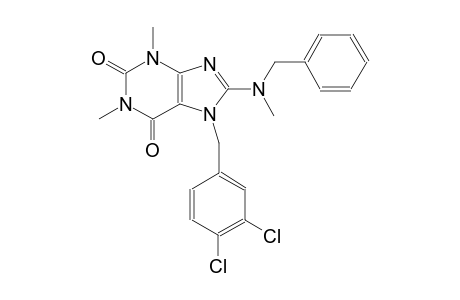 8-[benzyl(methyl)amino]-7-(3,4-dichlorobenzyl)-1,3-dimethyl-3,7-dihydro-1H-purine-2,6-dione