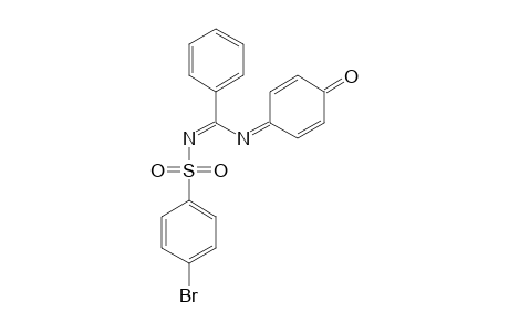 N-(N-PARA-BROMOPHENYLSULFONYLBENZIMIDOYL)-1,4-BENZOQUINONIMINE