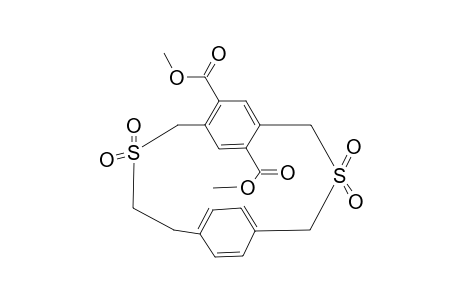 15,18-Bis(methoxycarbonyl)-2,12-dithia[4.3]paracyclophane 2,2,12,12-tetraoxide