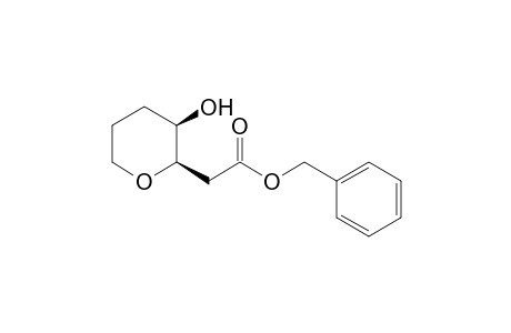 (phenylmethyl) 2-[(2R,3R)-3-oxidanyloxan-2-yl]ethanoate