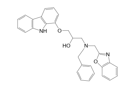 1-[1,3-benzoxazol-2-ylmethyl(benzyl)amino]-3-(9H-carbazol-1-yloxy)propan-2-ol