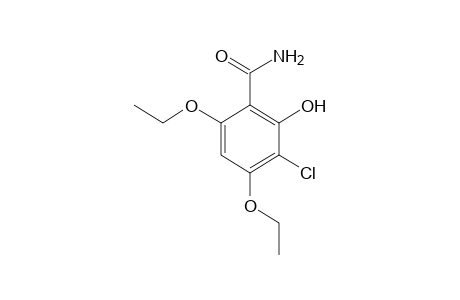 3-CHLORO-4,6-DIETHOXYSALICYLAMIDE
