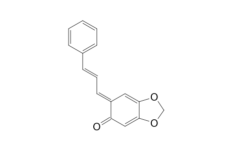 3,4-METHYLENDIOXY-6-(3-PHENYL-2-PROPENYLIDEN)-CYCLOHEXA-2,4-DIEN-1-ON