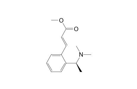 (E)-3-[2-[(1S)-1-(dimethylamino)ethyl]phenyl]-2-propenoic acid methyl ester