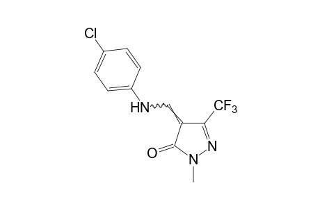 4-[(p-CHLOROANILINO)METHYLENE]-1-METHYL-3-(TRIFLUOROMETHYL)-2-PYRAZOLIN-5-ONE