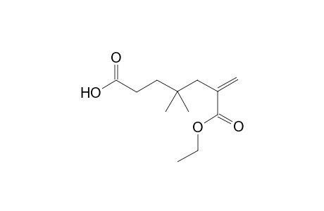 6-(Ethoxycarbonyl)-4,4-dimethylhept-6-enoic acid