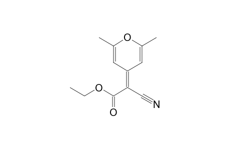 Ethyl (2,6-dimethyl-pyran-4-ylidene)cyanoacetate
