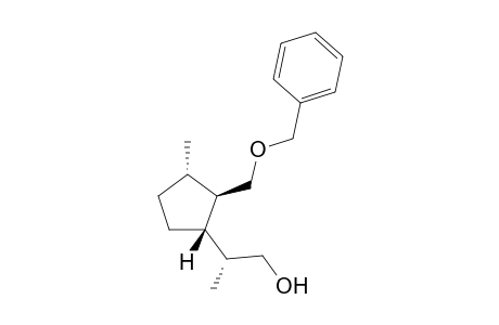 (1R,2S,5S)-1-Benzyloxymethyl-2-(2-hydroxy-(1R)-methylethyl)-5-methylcyclopentane