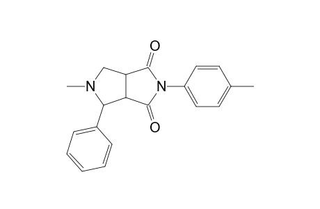 5-Methyl-4-phenyl-2-para-tolylperhydropyrrolo(3,4-c)pyrrole-1,3-dione (3a,4-cis)