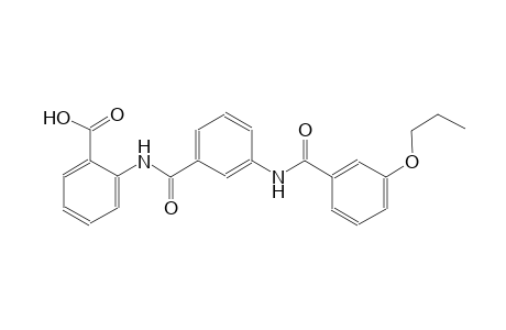 benzoic acid, 2-[[3-[(3-propoxybenzoyl)amino]benzoyl]amino]-