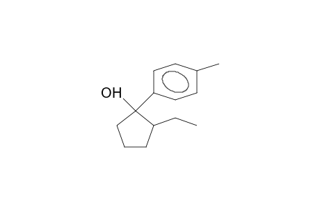 CYCLOPENTANOL, 2-ETHYL-1-(4-METHYLPHENYL)-