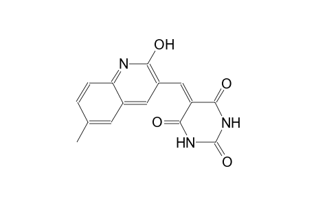 5-[(2-hydroxy-6-methyl-3-quinolinyl)methylene]-2,4,6(1H,3H,5H)-pyrimidinetrione
