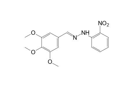 3,4,5-trimethoxybenzaldehyde, (o-nitrophenyl)hydrazone