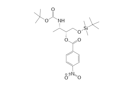 (2R,3S)-1-tert-Butyldimethylsilyloxy-3-tert-butoxycarbonylamino-2-p-nitrophenylcarbonyloxybutane