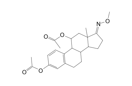 11-(Acetyloxy)-17-(methoxyimino)estra-1(10),2,4-trien-3-yl acetate