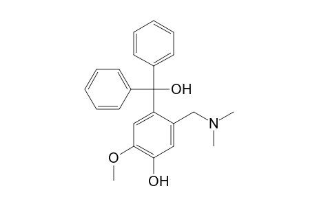 2-[(dimethylamino)methyl]-4-hydroxy-5-methoxy-.alpha.,.alpha.-diphenylbenzyl alcohol