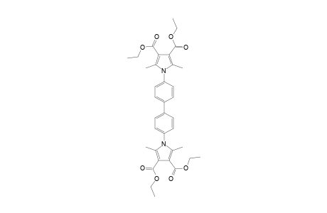 Tetraethyl 1,1'-(1,1'-biphenyl-4,4'-diyl)bis(2,5-dimethyl-1H-pyrrole-3,4-dicarboxylate)