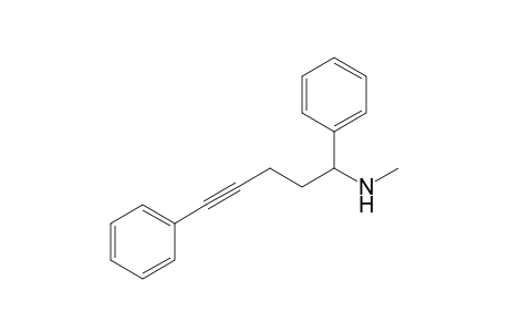 N-Methyl-1,5-diphenyl-4-pentynylamine
