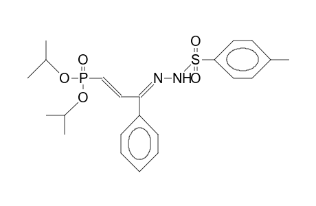 3-Phenyl-3-(2-tosyl-hydrazono)-1-propenephosphonic acid, diisopropyl ester