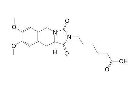 imidazo[1,5-b]isoquinoline-2-hexanoic acid, 1,2,3,5,10,10a-hexahydro-7,8-dimethoxy-1,3-dioxo-, (10aS)-