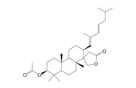 16,17-Secodammara-17(20),22-dien-16-oic acid, 3-(acetyloxy)-30-hydroxy-, .gamma.-lactone, (3.beta.,17E,22E)-