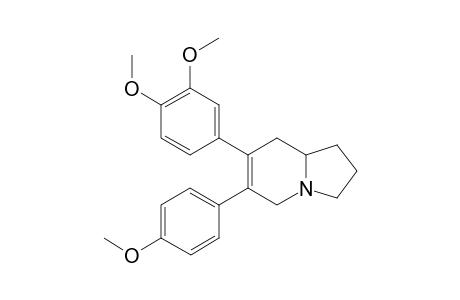 6-(3',4'-Dimethoxyphenyl)-7-(p-methoxyphenyl)-indolizidine