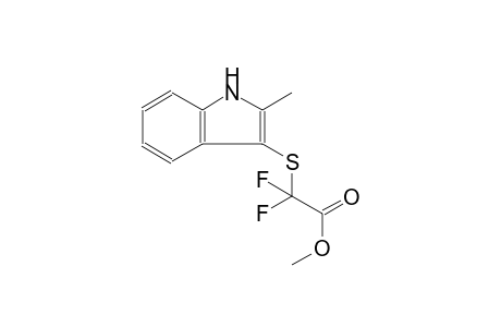 Difluoro-(2-methyl-1H-indol-3-ylsulfanyl)-acetic acid methyl ester
