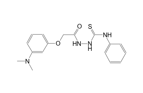 acetic acid, [3-(dimethylamino)phenoxy]-, 2-[(phenylamino)carbonothioyl]hydrazide