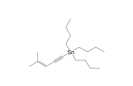 4-Methyl-1-(tributylstannyl)pent-3-en-1-yne
