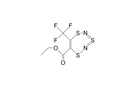 1,3,5,2,4-Trithia(3-SIV)diazepine-6-carboxylic acid, 7-(trifluoromethyl)-, ethyl ester