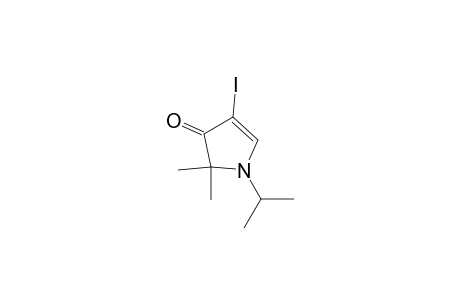 3H-Pyrrol-3-one, 1,2-dihydro-4-iodo-2,2-dimethyl-1-(1-methylethyl)-