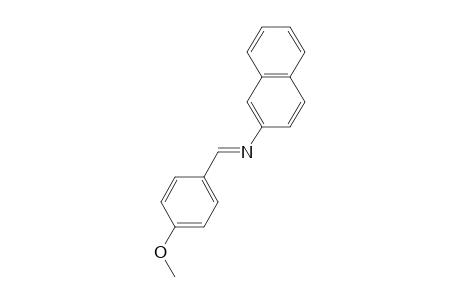 N-[(E)-(4-Methoxyphenyl)methylidene]-2-naphthalenamine