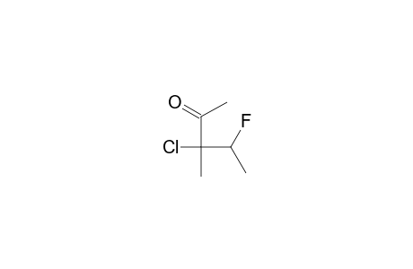 3-Chloranyl-4-fluoranyl-3-methyl-pentan-2-one