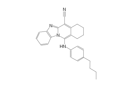 11-(4-butylanilino)-7,8,9,10-tetrahydrobenzimidazo[1,2-b]isoquinoline-6-carbonitrile