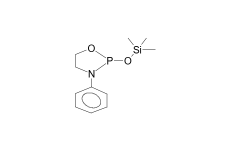 2-TRIMETHYLSILYLOXY-3-PHENYL-1,3,2-OXAAZAPHOSPHOLANE