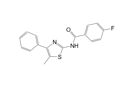 benzamide, 4-fluoro-N-(5-methyl-4-phenyl-2-thiazolyl)-
