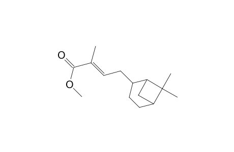 Methyl (E)-2-methyl-3-(pinan-10-yl)-2-propenoate