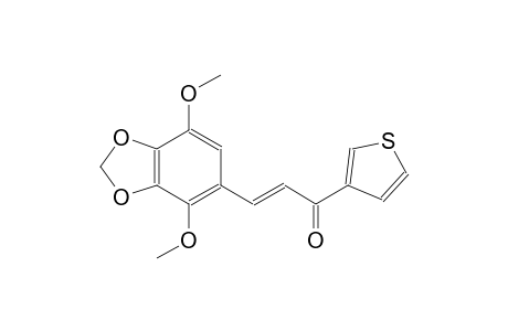 2-propen-1-one, 3-(4,7-dimethoxy-1,3-benzodioxol-5-yl)-1-(3-thienyl)-, (2E)-