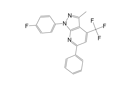 1H-pyrazolo[3,4-b]pyridine, 1-(4-fluorophenyl)-3-methyl-6-phenyl-4-(trifluoromethyl)-