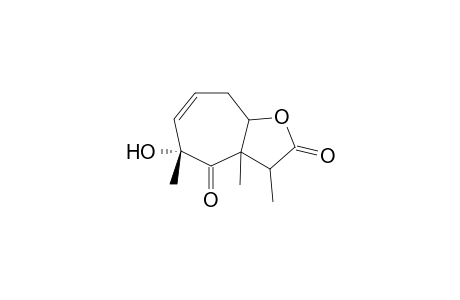 2H-Cyclohepta[b]furan-2,4(3H)-dione, 3a,5,8,8a-tetrahydro-5-hydroxy-3,3a,5-trimethyl-