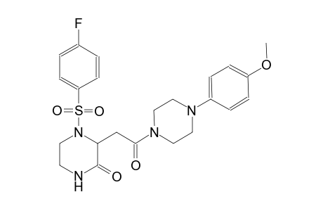 2-piperazinone, 4-[(4-fluorophenyl)sulfonyl]-3-[2-[4-(4-methoxyphenyl)-1-piperazinyl]-2-oxoethyl]-