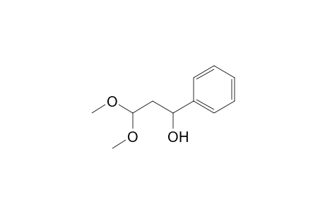 3,3-Dimethoxy-1-phenylpropan-1-ol