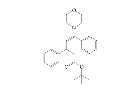 (E)-5-(4-morpholinyl)-3,5-diphenyl-4-pentenoic acid tert-butyl ester