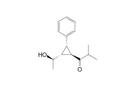 (1R*,2R*,3S*,1'R*) 2-(1-Hydroxyethyl)-3-phenylcyclopropyl-1-methylethyl Ketone