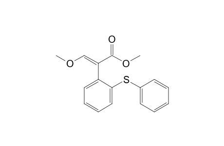 (E)-3-methoxy-2-[2-(phenylthio)phenyl]-2-propenoic acid methyl ester