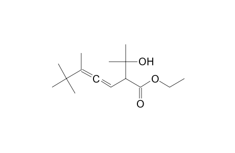 Ethyl 2-(1'-hydroxy-1'-methylethyl)-5,6,6-trimethyl-3,4-heptadienoate