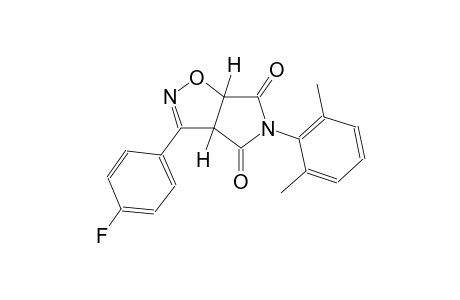(3aR,6aS)-5-(2,6-dimethylphenyl)-3-(4-fluorophenyl)-3aH-pyrrolo[3,4-d]isoxazole-4,6(5H,6aH)-dione