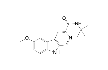 N-tert-butyl-6-methoxy-9H-$b-carboline-3-carboxamide