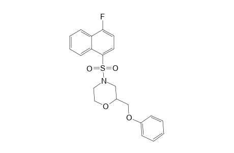 4-(4-fluoronaphthalene-1-sulfonyl)-2-(phenoxymethyl)morpholine